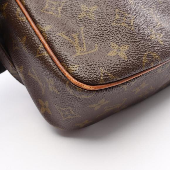 Louis Vuitton Petit Marceau Shoulder Bag Coated Canvas Leather 